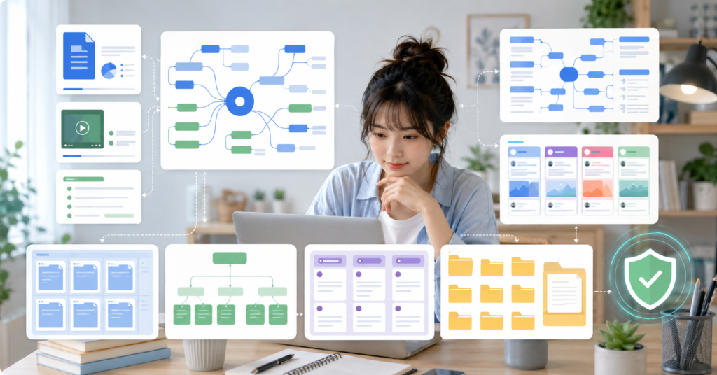 Mapify AIでマインドマップ作成、PDF要約、YouTube要約、学習資料整理、ブログ構成を進める日本人フリーランサー