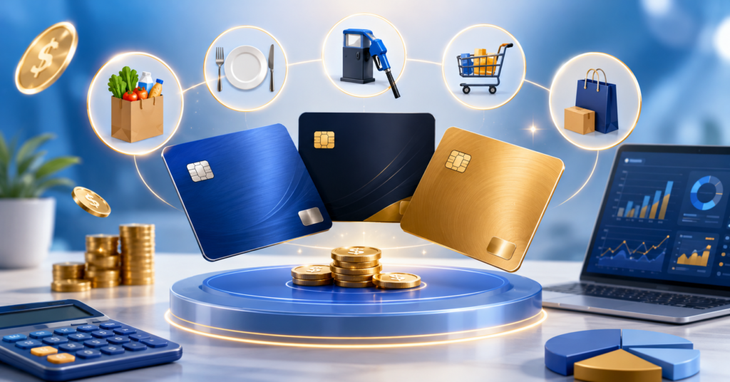 Cash back credit card comparison for everyday spending and rewards optimization