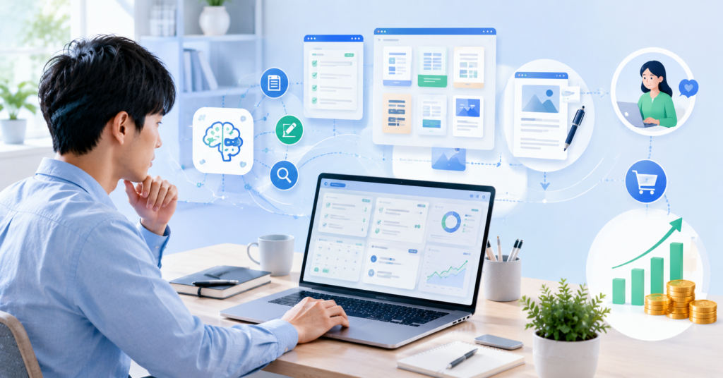 Notion AI side business workflow for beginners building online income