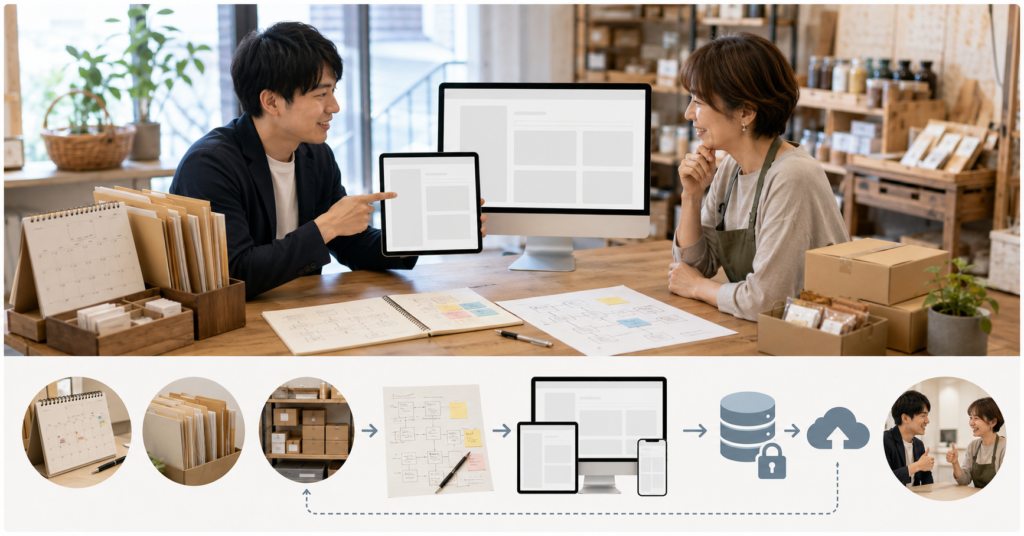 Replit Agentで制作した小規模Webアプリを店舗経営者に提案する日本人フリーランサー