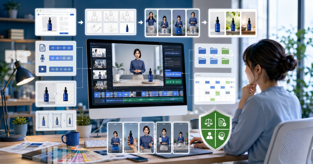 Pippit AIでEC広告動画と商品画像を制作する日本人フリーランサー