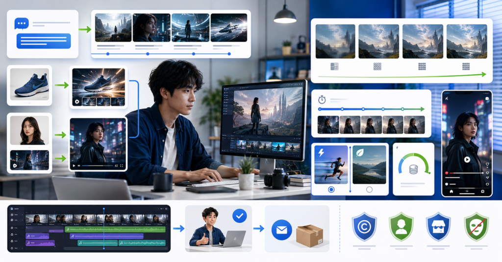 Seedance AIで短い商品動画を制作する日本人初心者フリーランサー