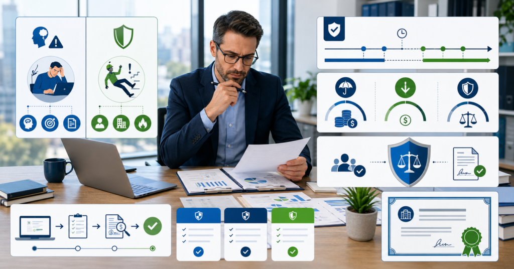 Professional liability insurance comparison for independent consultants and consulting firms