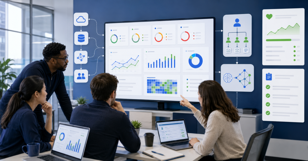 Best AI churn prediction software for SaaS comparison with retention dashboard and customer success workflow