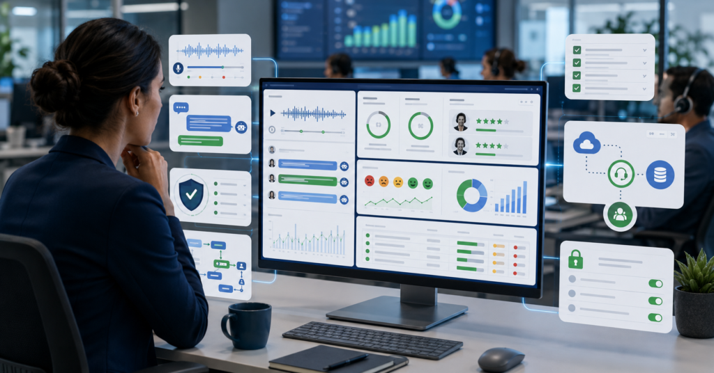 AI call center quality assurance dashboard for QA managers in 2026