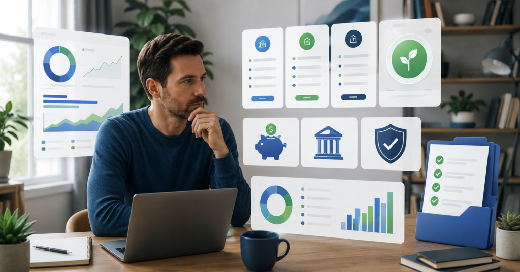 Self-employed freelancer comparing solo 401k providers and retirement account features