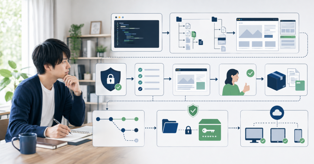 Claude Code副業でWeb制作案件を安全に進める初心者の作業フロー
